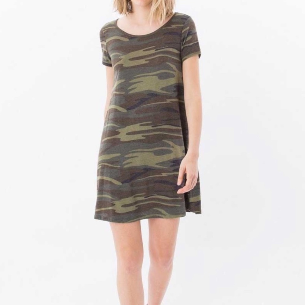 Z Supply Connor Camo Swing Dress